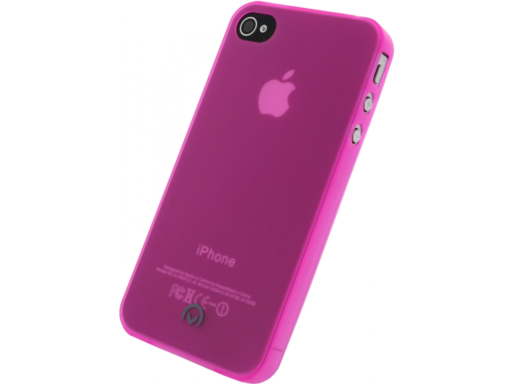 Mobilize Gelly Case Ultra Thin Apple iPhone 4/4S Neon Fuchsia