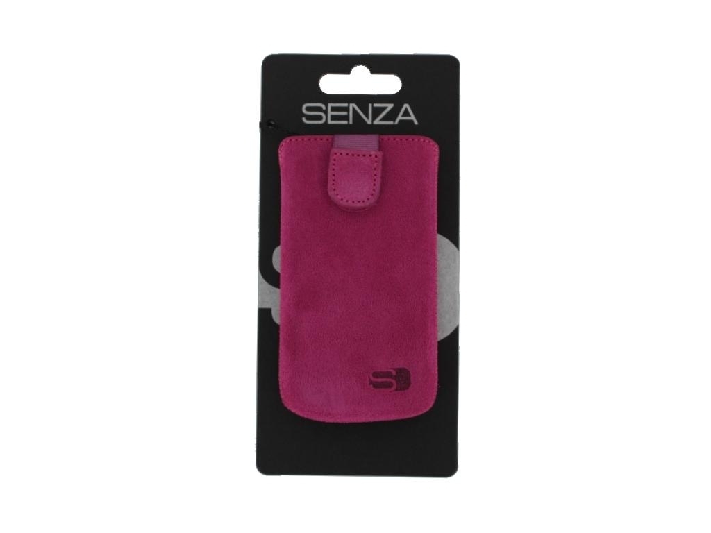 Senza Suede Slide Case Hot Pink Size XL