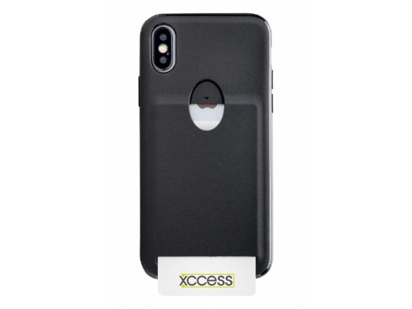 Xccess Matt TPU Card Case Apple iPhone X/Xs Black