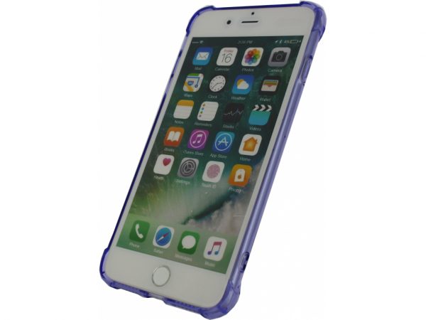 Xccess Air Crush TPU Case Apple iPhone 6 Plus/6S Plus Transparant/Purple