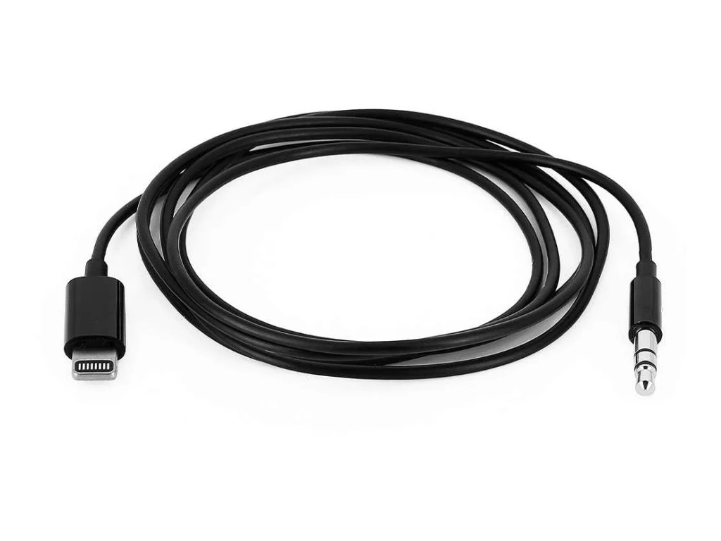 MR2C2ZM/A Apple Lightning to 3.5MM Jack Adapter Cable 1.2m Black