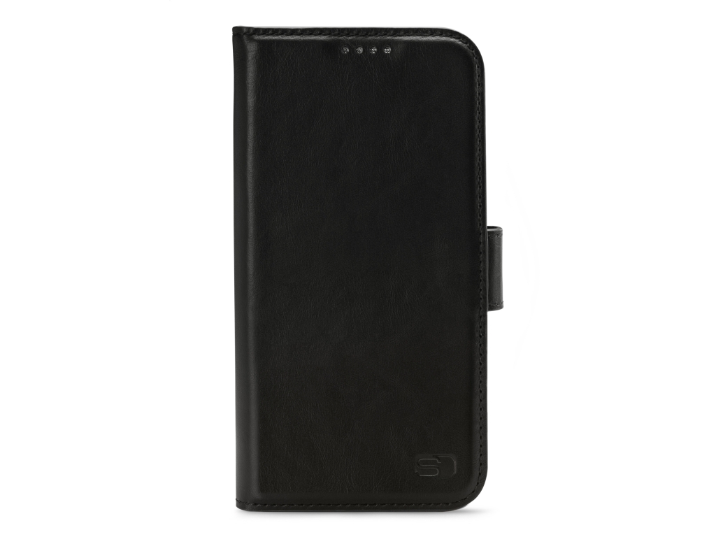 Senza Pure Leather Wallet Apple iPhone 14 Pro Max Deep Black