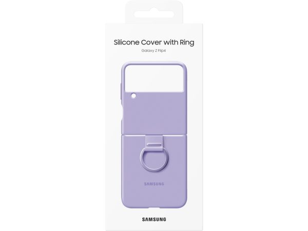 EF-PF721TVEGWW Samsung Silicone Cover with Ring Galaxy Z Flip4 Bora Purple