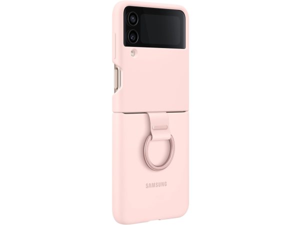 EF-PF721TPEGWW Samsung Silicone Cover with Ring Galaxy Z Flip4 Pink