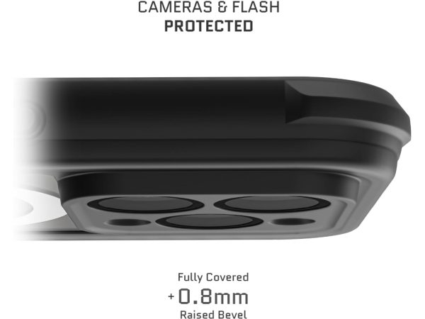 Ghostek Nautical Waterproof MagSafe Case + Belt Swivel Holster Apple iPhone 14 Pro Clear