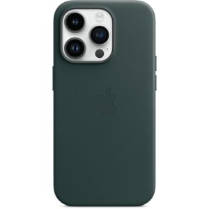 MPPH3ZM/A Apple Leather Case with MagSafe iPhone 14 Pro Forest Green