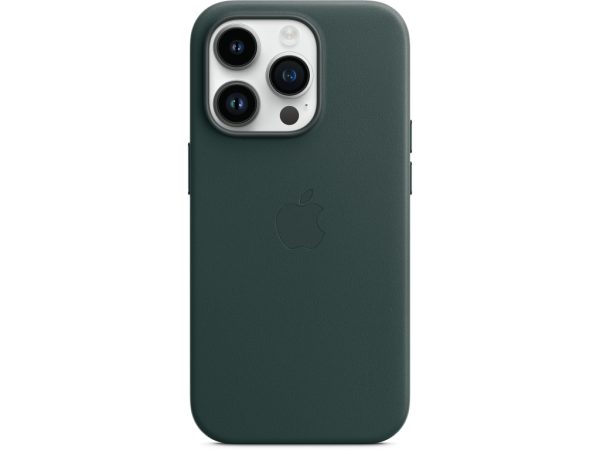 MPPH3ZM/A Apple Leather Case with MagSafe iPhone 14 Pro Forest Green