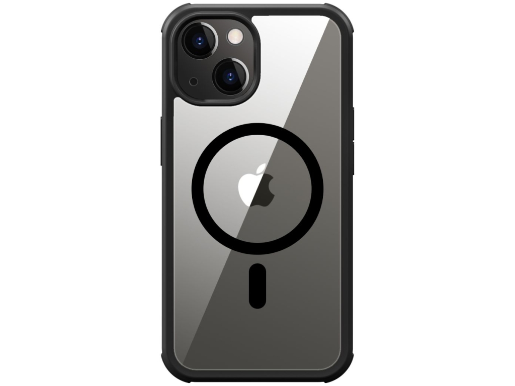 Valenta Tempered Glass Full Cover MagSafe Bumper Case Apple iPhone 14 Black