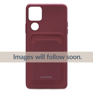 Mobilize Rubber Gelly Card Case Samsung Galaxy S23 Ultra 5G Matt Bordeaux