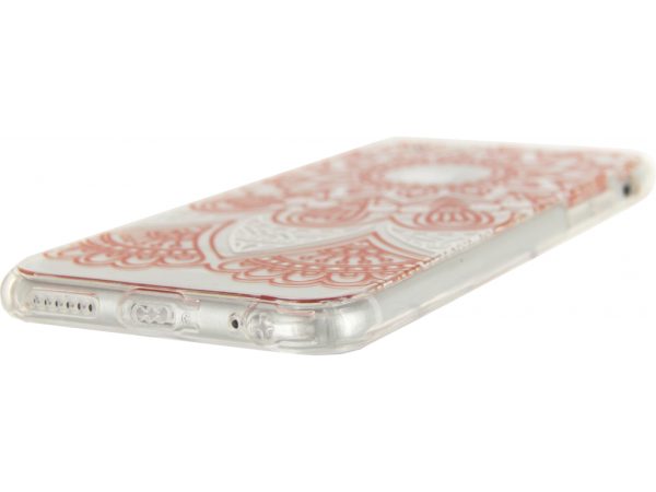 Xccess TPU/PC Case Apple iPhone 6/6S Transparent/Orange Oriental