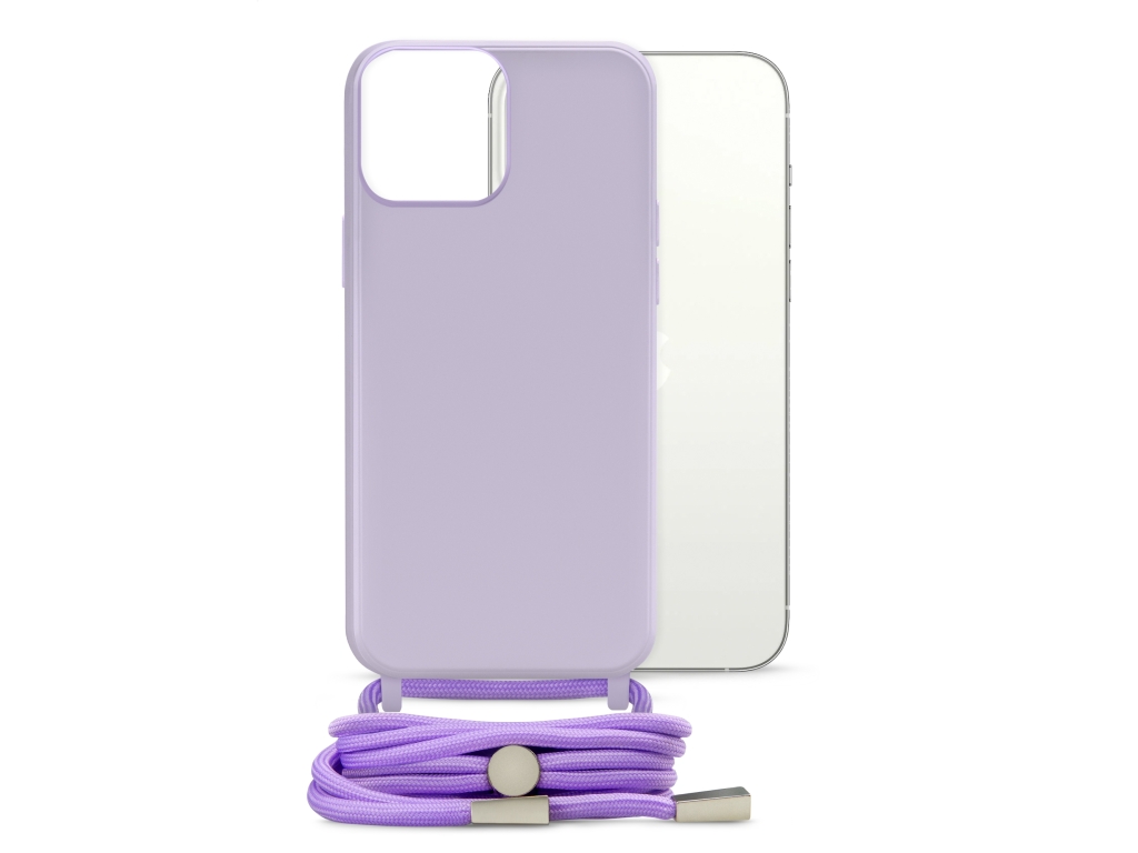 Mobilize Lanyard Gelly Case for Apple iPhone 13 Pastel Purple
