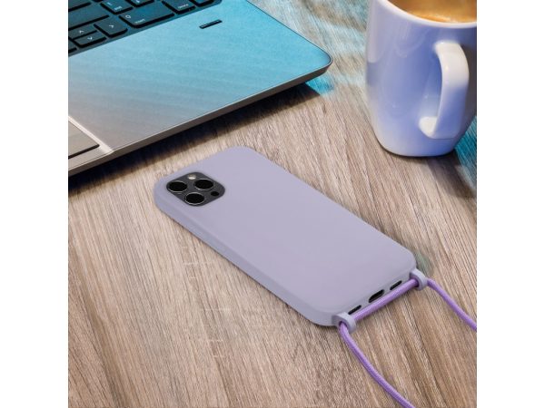 Mobilize Lanyard Gelly Case for Apple iPhone 13 Mini Pastel Purple