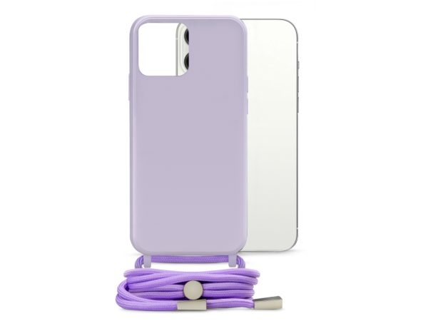 Mobilize Lanyard Gelly Case for Apple iPhone 13 Pro Max Pastel Purple