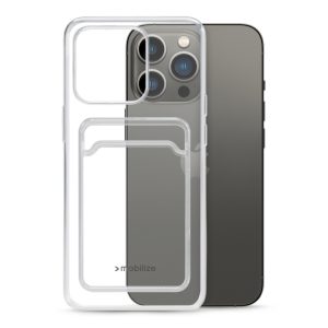 Mobilize Gelly Card Case Apple iPhone 13 Pro Clear