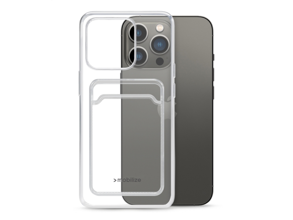 Mobilize Gelly Card Case Apple iPhone 13 Pro Clear