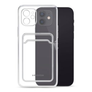 Mobilize Gelly Card Case Apple iPhone 12 Clear