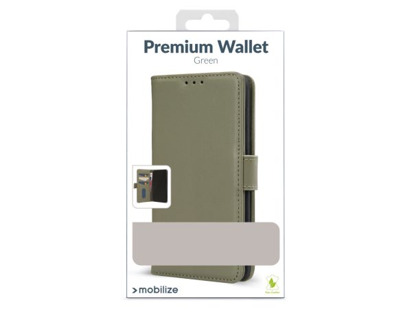 Mobilize Premium Gelly Wallet Book Case Apple iPhone 13 Green