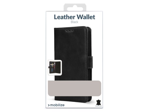 Mobilize Leather Wallet Apple iPhone 13 Black