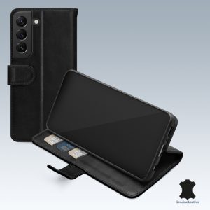 Mobilize Leather Wallet Samsung Galaxy S22 5G Black