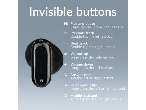 Mobilize Bluetooth TWS Earbuds Mini Black