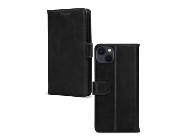 Mobilize Leather Wallet Apple iPhone 13 Mini Black