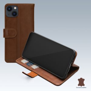 Mobilize Leather Wallet Apple iPhone 13 Mini Brown