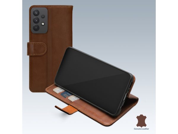 Mobilize Leather Wallet Samsung Galaxy A32 4G Brown