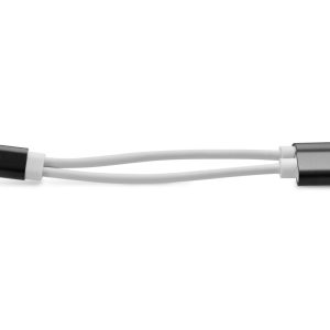 Xccess USB-C Splitter with 3.5mm Jack White/Black