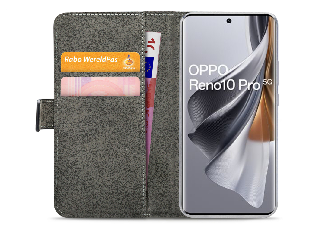 Mobilize Classic Gelly Wallet Book Case OPPO Reno10/Reno10 Pro 5G Black