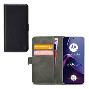 Mobilize Classic Gelly Wallet Book Case Motorola Moto G84 Black