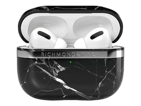 Richmond & Finch Freedom Series Apple Airpod Pro Black Marble/Silver