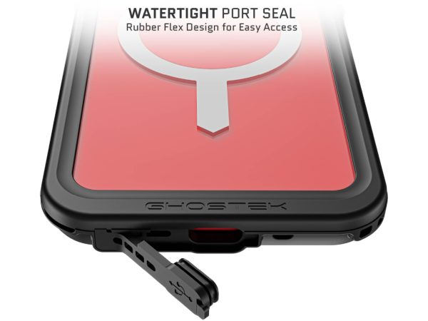 Ghostek Nautical Slim Waterproof MagSafe Case Apple iPhone 15 Plus Clear