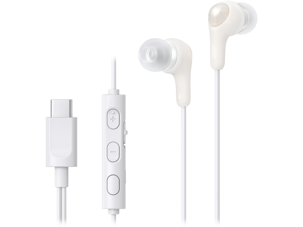 HA-FR9UC JVC Gumy In-Ear USB-C Stereo Headset + Remote White