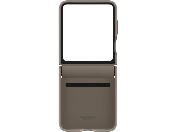 EF-VF731PAEGWW Samsung Flap Vegan Leather Case Galaxy Z Flip5 Etoupe