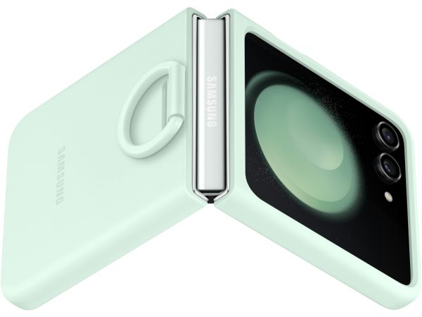EF-PF731TMEGWW Samsung Silicone Cover with Ring Galaxy Z Flip5 Ocean Green