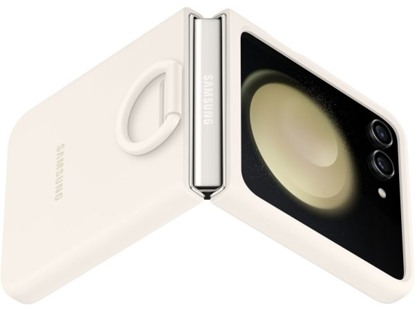 EF-PF731TUEGWW Samsung Silicone Cover with Ring Galaxy Z Flip5 Cream
