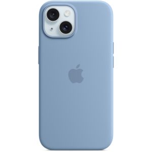 MT0Y3ZM/A Apple Silicone Case with MagSafe iPhone 15 Winter Blue