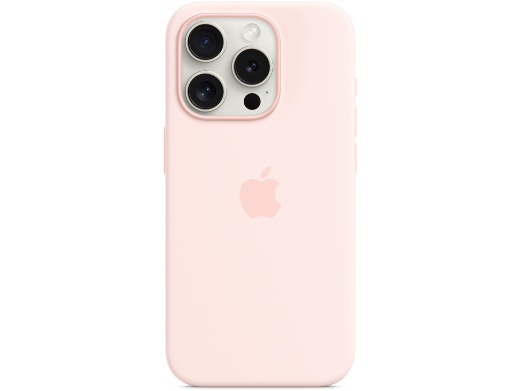 MT1F3ZM/A Apple Silicone Case with MagSafe iPhone 15 Pro Light Pink
