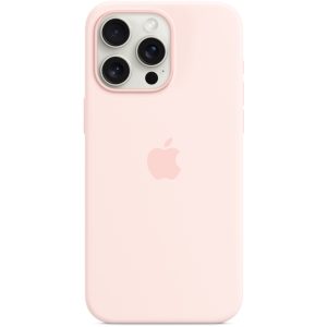 MT1U3ZM/A Apple Silicone Case with MagSafe iPhone 15 Pro Max Light Pink