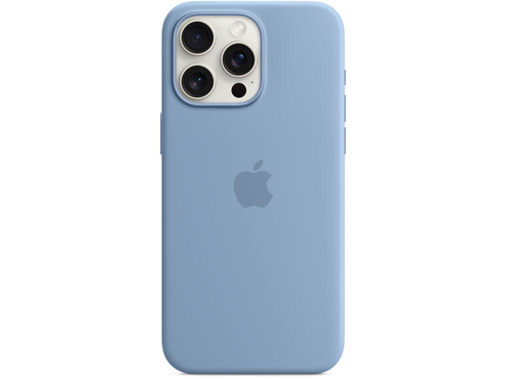 MT1Y3ZM/A Apple Silicone Case with MagSafe iPhone 15 Pro Max Winter Blue