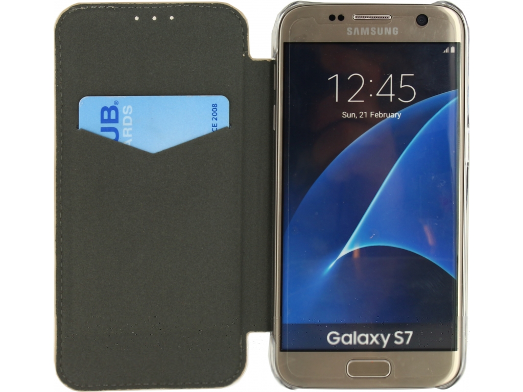 Mobilize Slim Booklet Samsung Galaxy S7 Soft Snake Creamy Rose