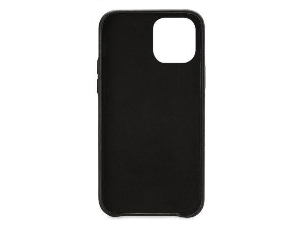 Senza Pure Leather Cover with Card Slot Apple iPhone 12/12 Pro Deep Black