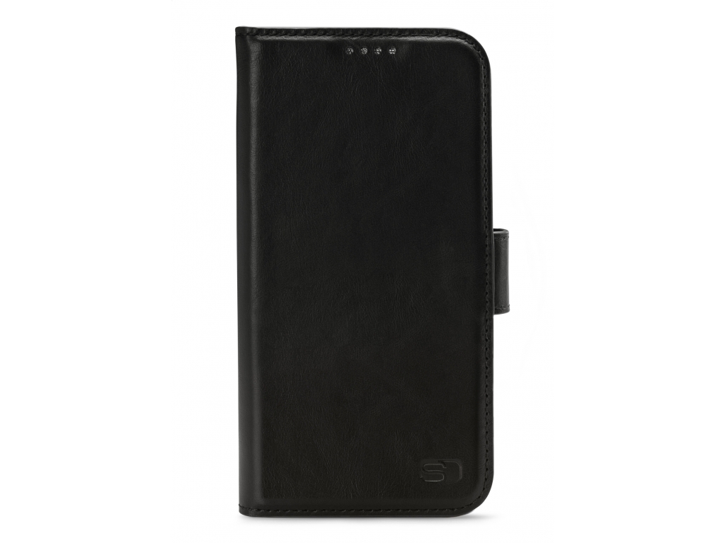 Senza Pure Leather Wallet Apple iPhone 12/12 Pro Deep Black