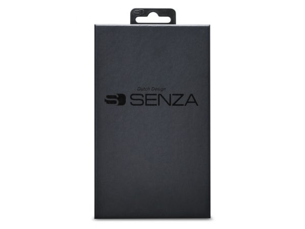 Senza Pure Leather Wallet Apple iPhone 12/12 Pro Deep Black