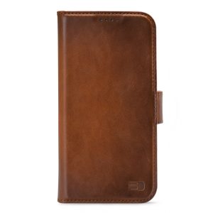 Senza Desire Leather Wallet Apple iPhone 12/12 Pro Burned Cognac