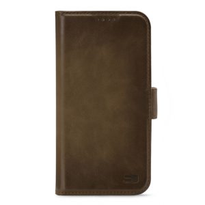 Senza Desire Leather Wallet Apple iPhone 12/12 Pro Burned Olive