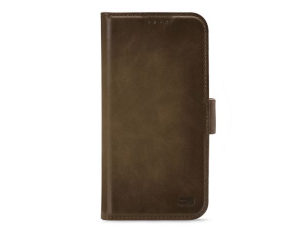 Senza Desire Leather Wallet Apple iPhone 12/12 Pro Burned Olive
