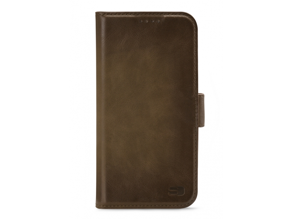 Senza Desire Leather Wallet Apple iPhone 12/12 Pro Burned Olive