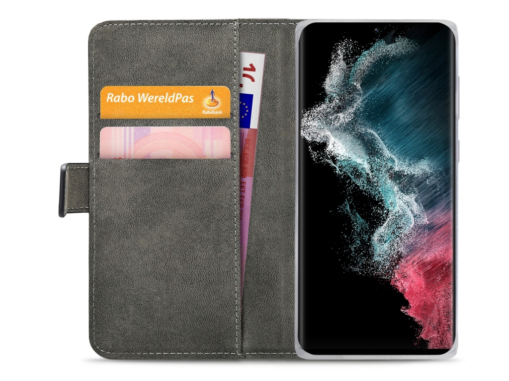 Mobilize Classic Gelly Wallet Book Case Samsung Galaxy S22 Ultra 5G Black