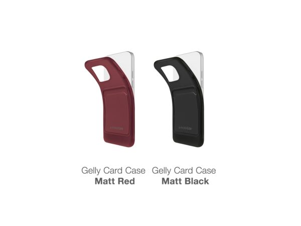 Mobilize Rubber Gelly Card Case Apple iPhone 13 Matt Bordeaux
